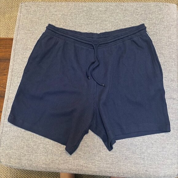 Men's Short Reebok Identity Vector Tape, Navy, Size Medium - Picture 4 of 7